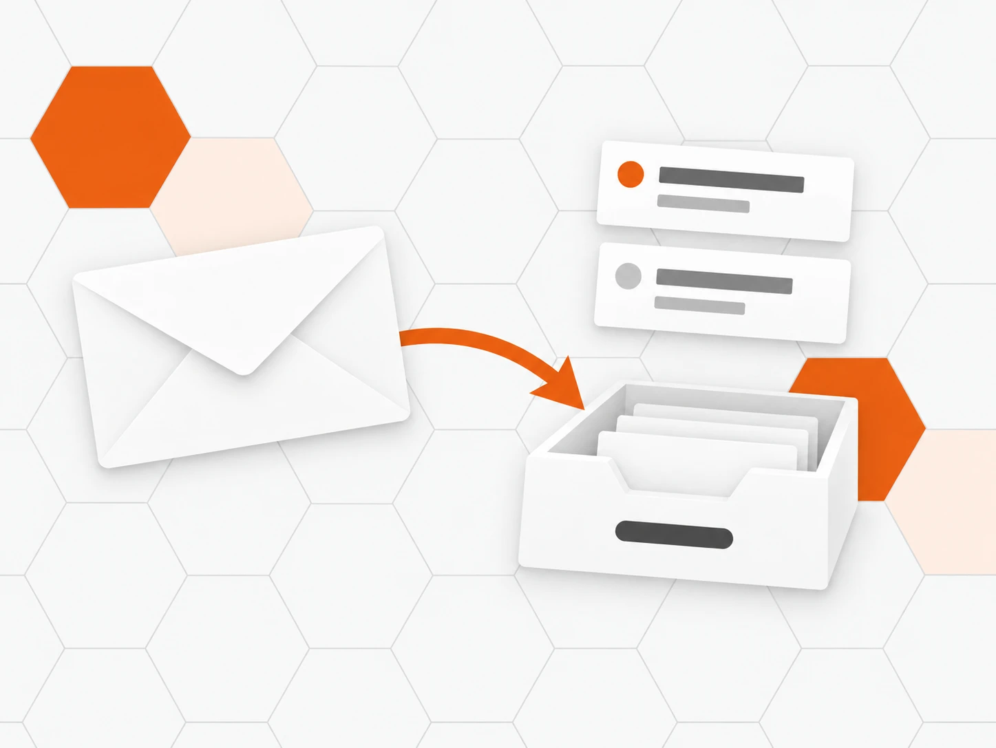 Un e-mail arrive dans la file Support.