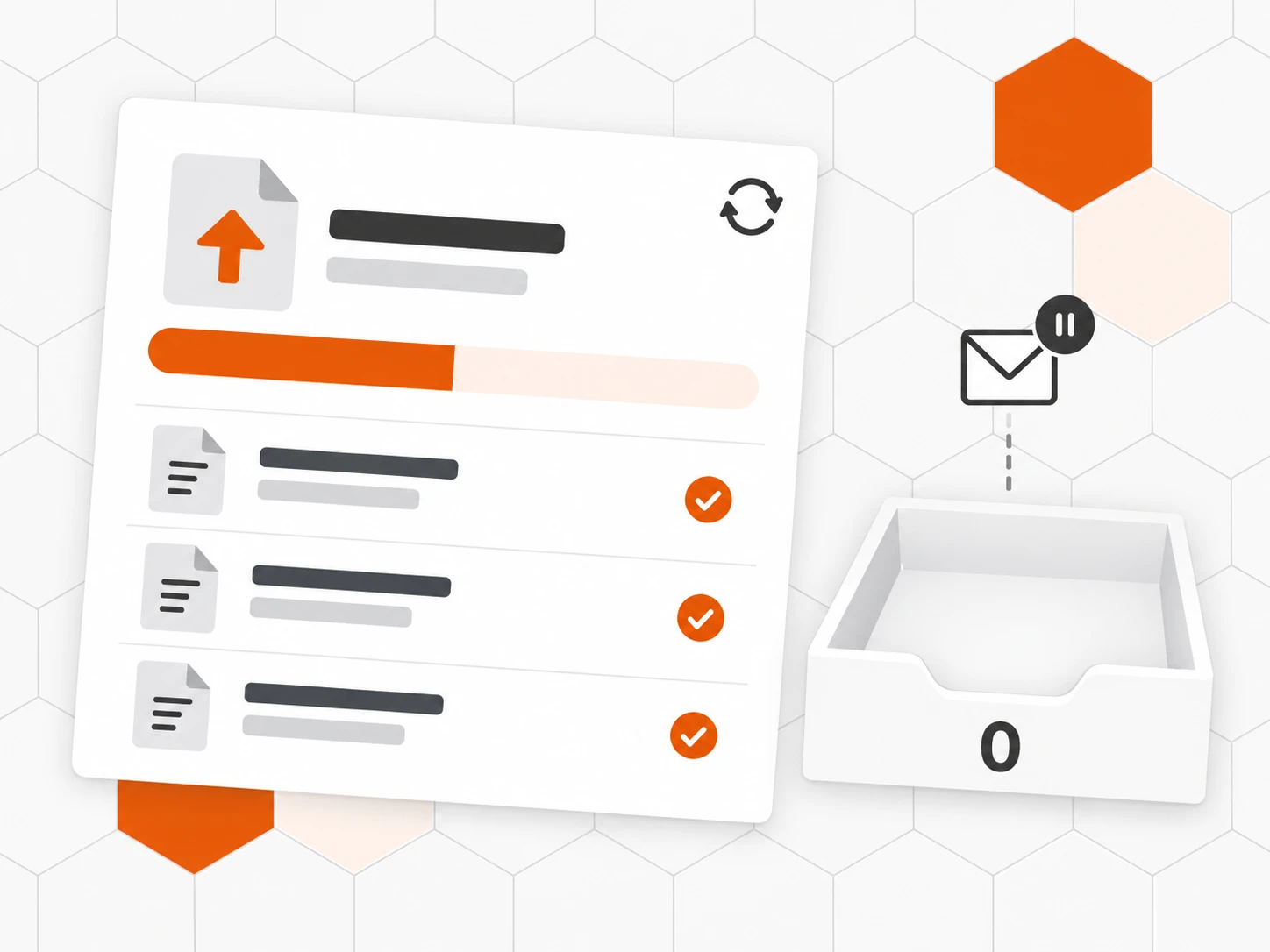 L’import reprend les données sans envoyer de messages.